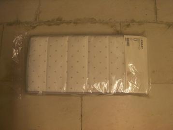 IKEA LENAST Protection d'angle pour lit bébé enfant, pois/bl, Neuf, 70 à 85 cm, Sommier à lattes, 140 à 160 cm