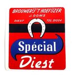 Etiket "Spécial Diest" -Brouwerij Het Hoefijzer J Ooms Diest, Verzamelen, Verzenden, Zo goed als nieuw