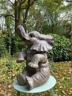 vrolijke olifant, babykamer, kinderkamer woonkamer 90cm, Tuin en Terras, Ophalen, Nieuw, Kunststof, Dierenbeeld