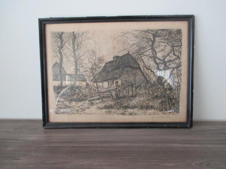 Jan de Cooman, Antiek en Kunst, Kunst | Etsen en Gravures, Ophalen of Verzenden