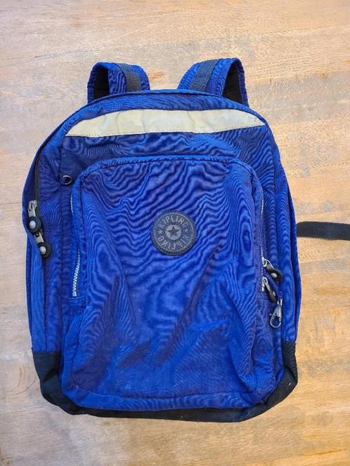 boekentas - rugzak Kipling, Bijoux, Sacs & Beauté, Sacs | Cartables, Utilisé, Sac à dos, 30 à 40 cm, 40 à 50 cm, Bleu, Enlèvement