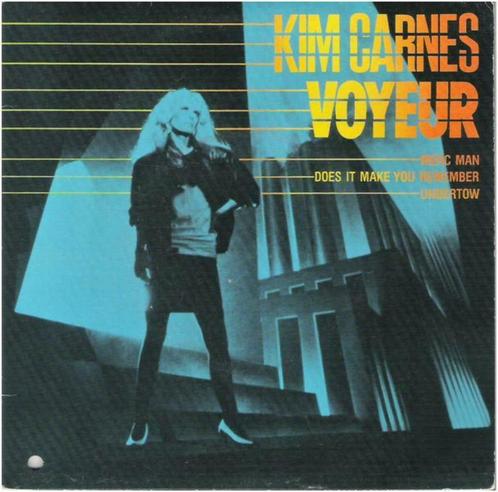 KIM CARNES: "Voyeur", Cd's en Dvd's, Vinyl Singles, Zo goed als nieuw, Single, Pop, 7 inch, Ophalen of Verzenden