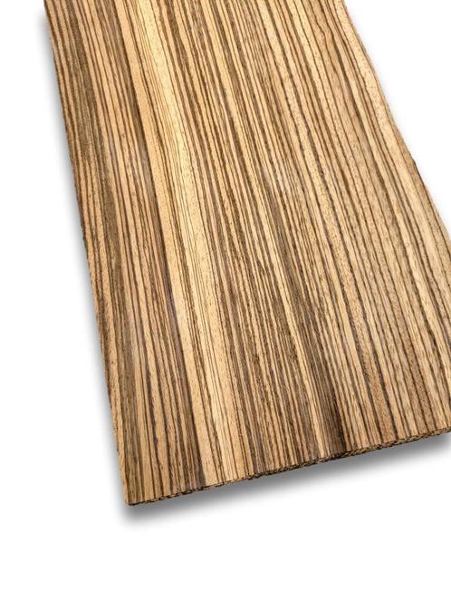 Zebrano fineer | 17 vellen | 95x19 cm, Hobby en Vrije tijd, Overige Hobby en Vrije tijd, Nieuw, Verzenden