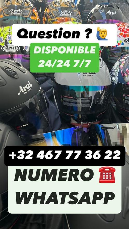 Nieuwe Arai motorhelm en accessoires met intercomkoffer, Motoren, Kleding | Motorhelmen, S, Arai, Ophalen of Verzenden