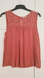 ONLY topje met kant en crinckle katoen, maat 38, Kleding | Dames, Maat 38/40 (M), Ophalen of Verzenden, Zonder mouw, Gedragen