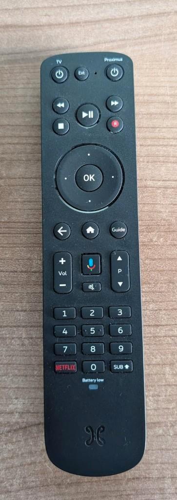 La télécommande Proximus TV, TV, Hi-fi & Vidéo, Télécommandes, Comme neuf, Originale, TV, Enlèvement ou Envoi