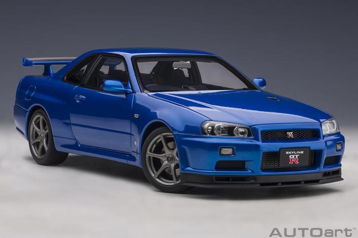 Nissan Skyline GTR R43 miniatuurcollectie Autoart, Hobby en Vrije tijd, Modelauto's | 1:18, Ophalen of Verzenden