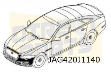 Jaguar XJ (8/09-6/15) voorbumper (bij PDC) (te spuiten) Orig beschikbaar voor biedingen