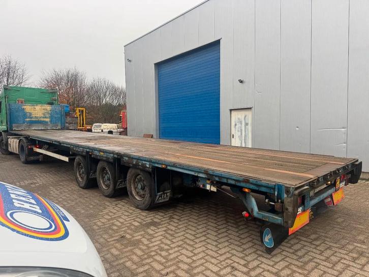 Van Hool *3AXXLE-BELGIAN TRAILER* (bj 2004), Autos, Camions, Entreprise, Remorques et Semi-remorques, Autres carburants, Bleu