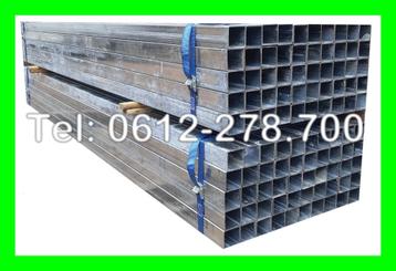 Gegalvaniseerde - KOKERS - 50x50x2mm - Lengte 235 cm