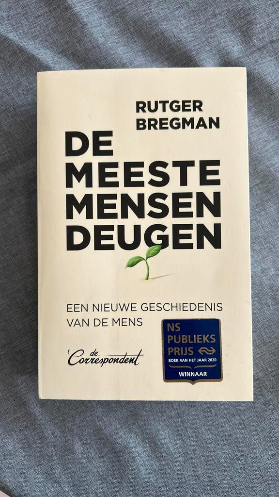 Rutger Bregman - De meeste mensen deugen, Boeken, Overige Boeken, Zo goed als nieuw, Ophalen of Verzenden