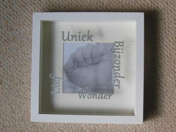 Geboortekader - Uniek Bijzonder Wonder (licht beschadigd)  beschikbaar voor biedingen