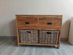 Teak kastje met manden, Huis en Inrichting, Ophalen, Gebruikt
