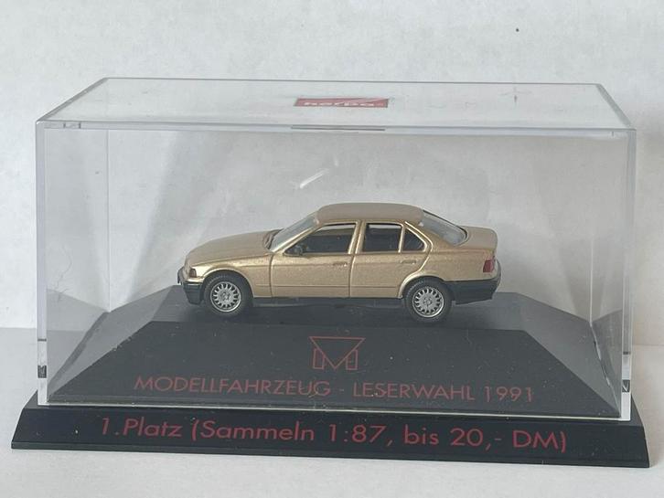 Herpa BMW E36 sedan PC-model 1/87, Hobby en Vrije tijd, Modelauto's | 1:87, Zo goed als nieuw, Auto, Herpa, Ophalen of Verzenden
