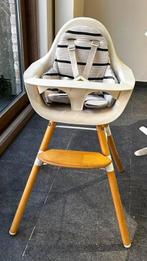 Childwood Evolu 2 eetstoel - 2 in 1 - white/natural, Kinderen en Baby's, Kinderstoelen, Ophalen of Verzenden, Zo goed als nieuw