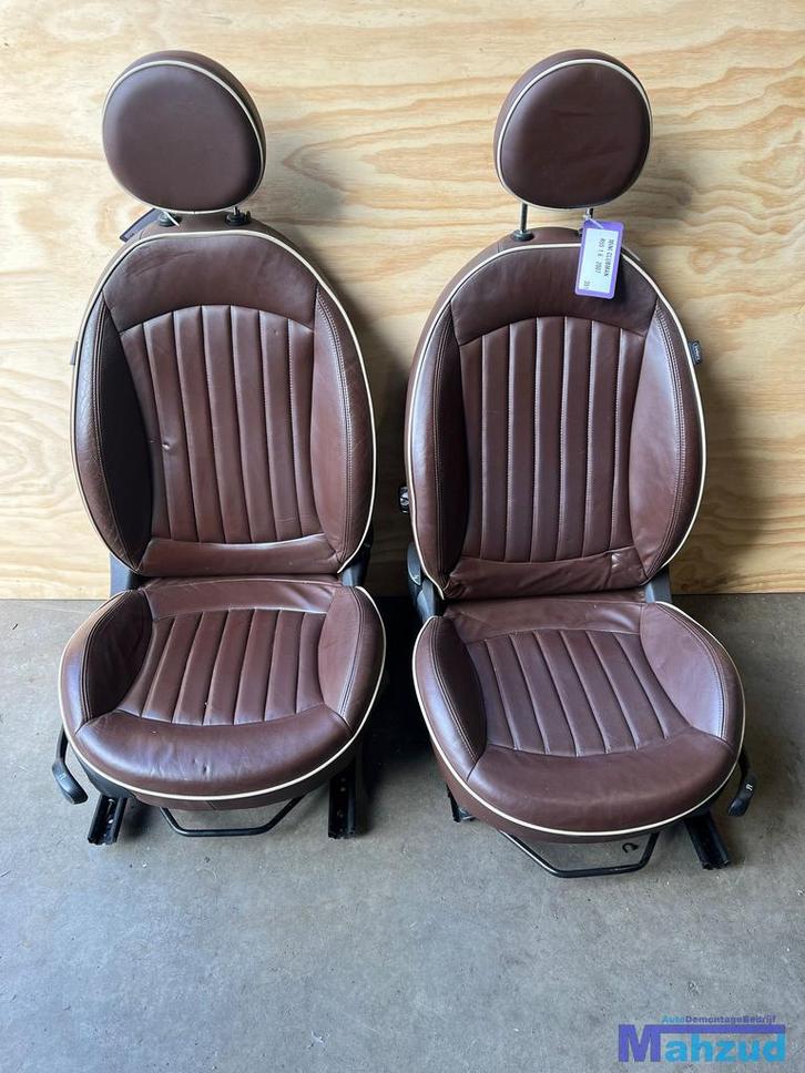 MINI CLUBMAN R55 bruin leer interieur stoel bank 2006-2015, Auto-onderdelen, Interieur en Bekleding, Mini, Gebruikt, Ophalen