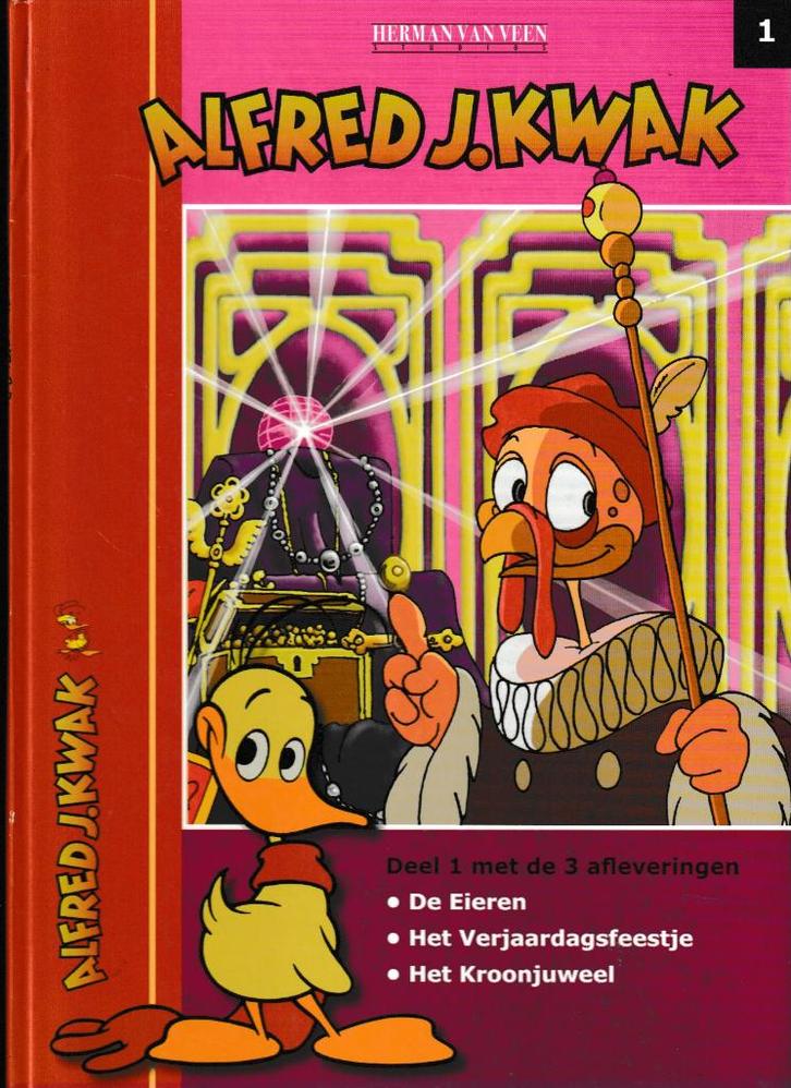 Strips - Alfred J. Kwak nrs. 1 en 2 - Herman Van Veen., Boeken, Stripverhalen, Verzenden