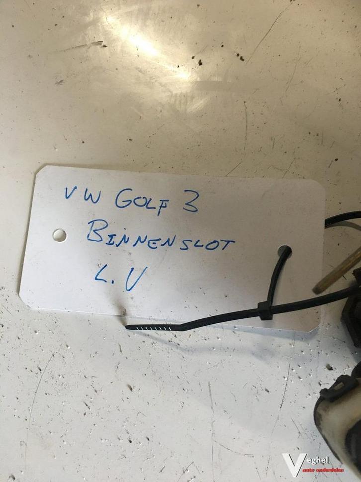 Vw Golf 3 1996 Binnenslot Linksvoor, Auto-onderdelen, Carrosserie, Gebruikt, Ophalen of Verzenden