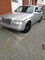 Mercedes c180 benzine 1.8 oldtimer, Auto's, Zwart, Zwart, Leder, Particulier