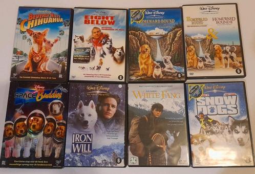 8 disney films met honden in de hoofdrol, CD & DVD, DVD | Enfants & Jeunesse, Comme neuf, Film, Tous les âges, Enlèvement ou Envoi