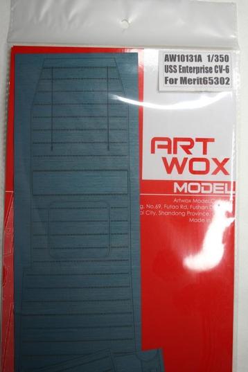 ArtwoxModel AW10131A 1/350 CV-6 Wooden Deck for Merit kit beschikbaar voor biedingen