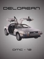 DeLorean Print op alu 80x60cm (Nieuw) - Gratis verzending, Nieuw, Verzenden