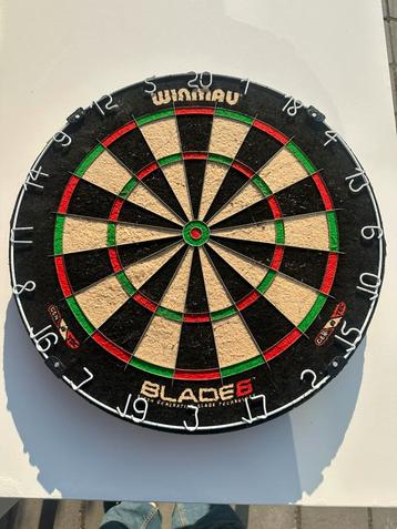 Dartsblok winmau blade 6, Enlèvement, Utilisé