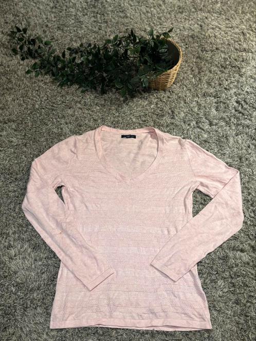 Tommy Hilfiger Pink V-Neck Size: S, Kleding | Dames, Truien en Vesten, Ophalen of Verzenden