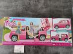 Barbie auto met 4 poppen, Kinderen en Baby's, Ophalen of Verzenden, Gebruikt, Barbie