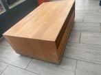 Eiken salontafel, Huis en Inrichting, Tafels | Salontafels, Ophalen, Zo goed als nieuw