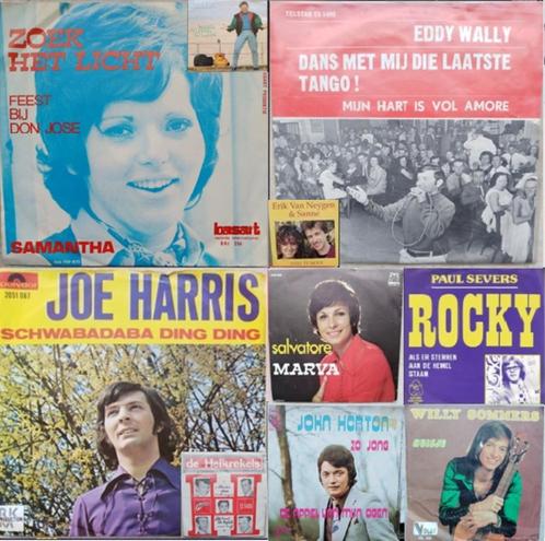 "65 Nederlandstalige SINGLES" (beschrijving lezen!), Cd's en Dvd's, Vinyl | Nederlandstalig, Gebruikt, Ophalen of Verzenden