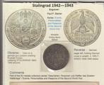 Stalingrad (Barbarossa) 1942—1943, Medaille 50mm + foto's St, Verzamelen, Verzenden, Landmacht, Embleem of Badge