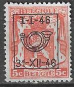 Belgie 1946 - OBP 547pre - Opdruk D - 5 c. (ZG), Timbres & Monnaies, Timbres | Europe | Belgique, Sans gomme, Envoi, Non oblitéré