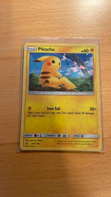 Pikachu cracked ice holo