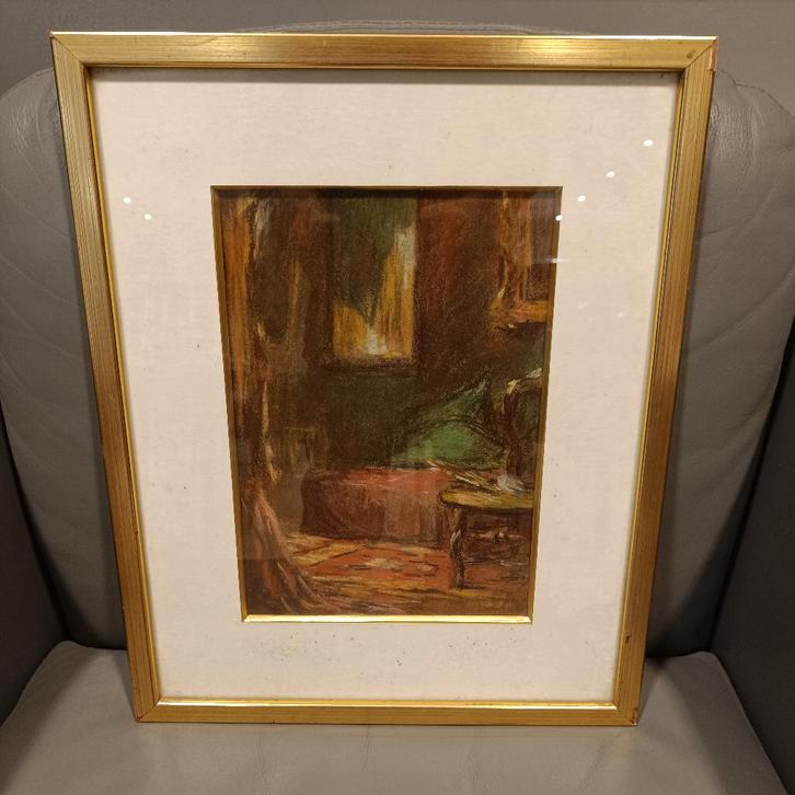 schilderij, Antiek en Kunst, Kunst | Schilderijen | Klassiek, Ophalen of Verzenden