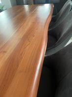 Table de salle à manger en bois, Maison & Meubles, Tables | Tables à manger, Enlèvement, Comme neuf, Métal