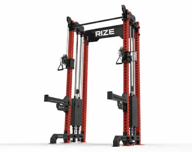 RIZE Power Cage met Stack Loaded Cable, Sport en Fitness, Fitnessmaterialen, Zo goed als nieuw, Armen, Benen, Borst, Buik, Rug