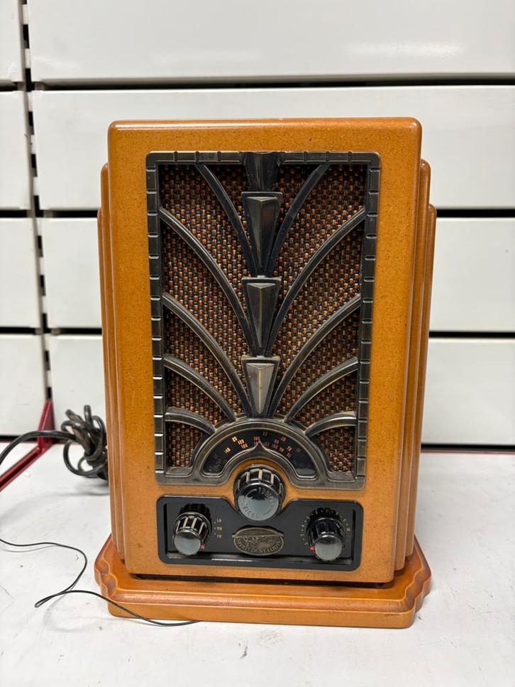 Spirit of St. Louis Vintage Radio - Art Deco-stijl - TB, Audio, Tv en Foto, Radio's, Zo goed als nieuw, Radio, Ophalen of Verzenden