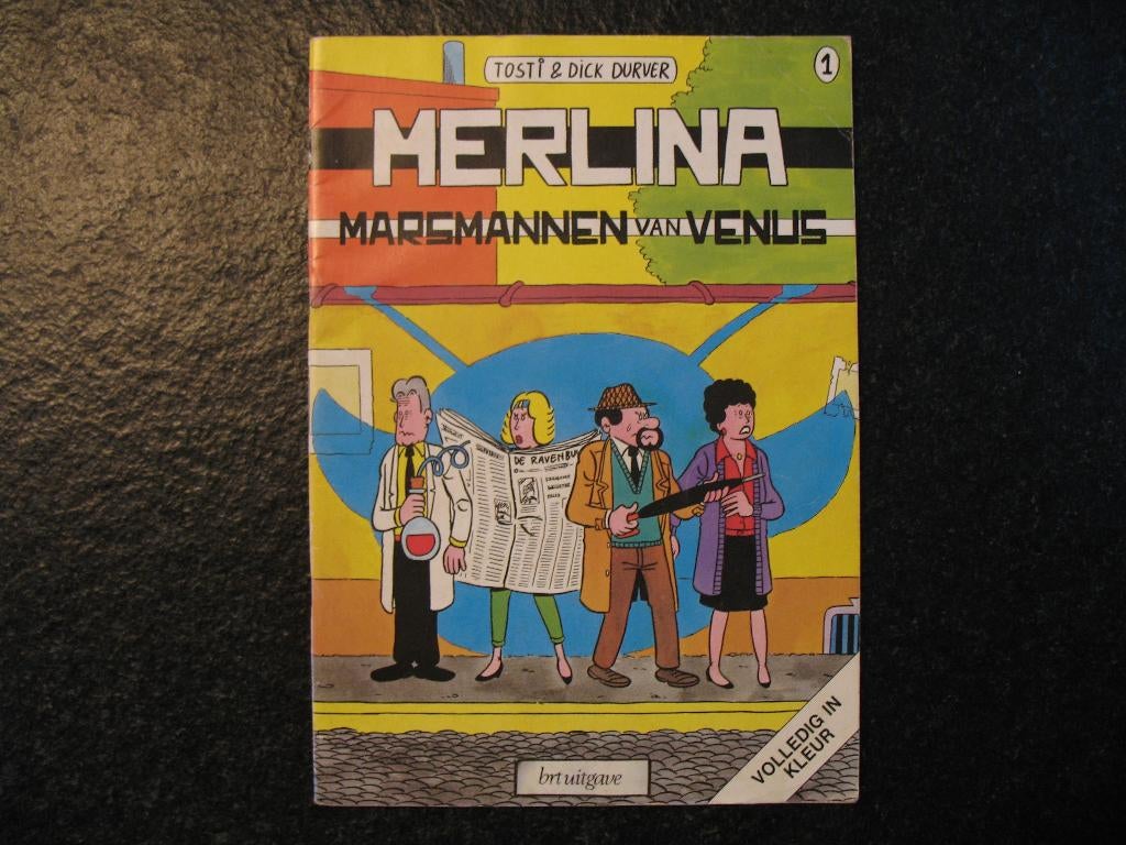  Merlina, gesigneerd door 2 hoofdrolspelers1ste druk, Eén stripboek, Ophalen of Verzenden, Zo goed als nieuw