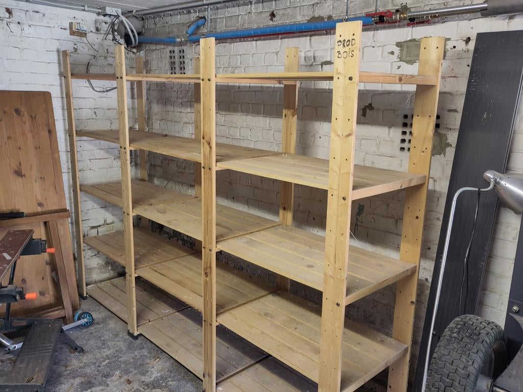 Grande étagère en bois, Maison & Meubles, Armoires | Étagères, Enlèvement