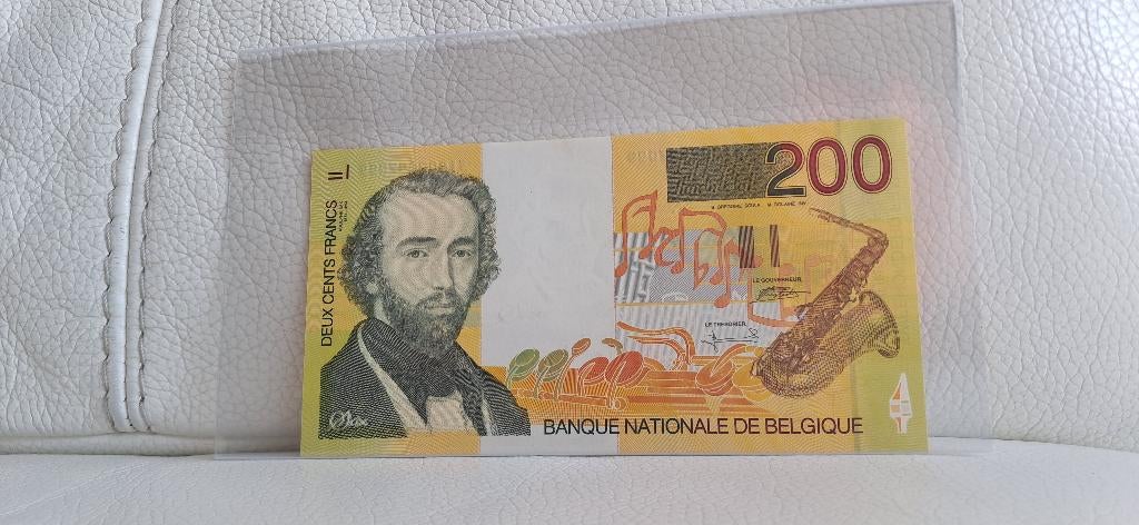 200 francs Saxophone - FDC, Envoi, Billets en vrac