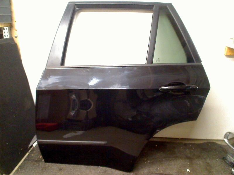 PORTE GAUCHE ARRIÈRE zwart metallic BMW X5 (E70), Arrière, Dhr. R. de Gouw, Utilisé, Porte