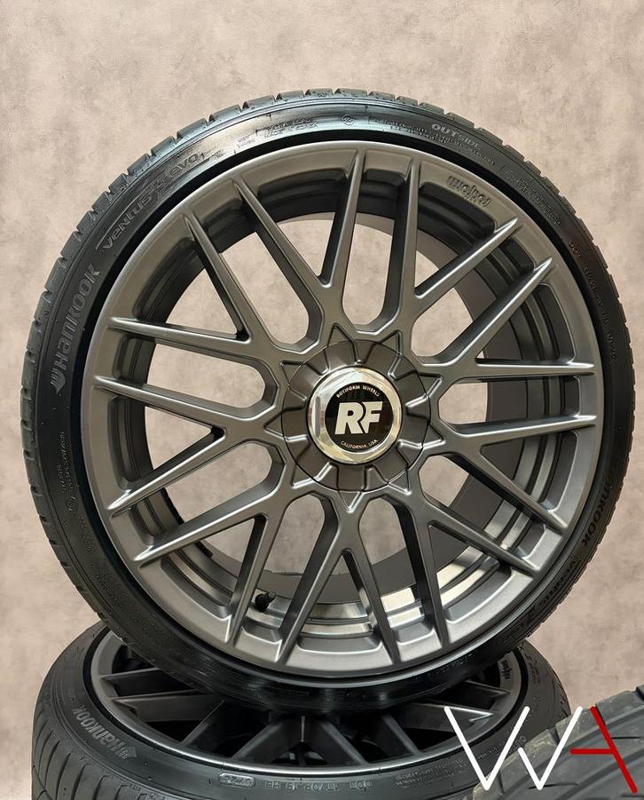 19 inch Rotiform RSE velgen Golf Audi A3 NIEUW Hankook 5x112, Auto-onderdelen, Banden en Velgen, Banden en Velgen, Zomerbanden