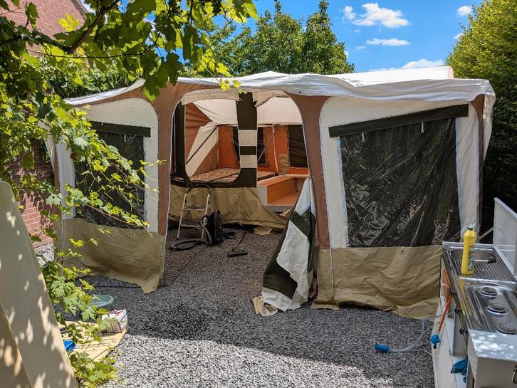 Trigano Olympe - 2013, Caravans en Kamperen, Vouwwagens, Trigano, meer dan 6, Beige, Aanwezig, Ophalen