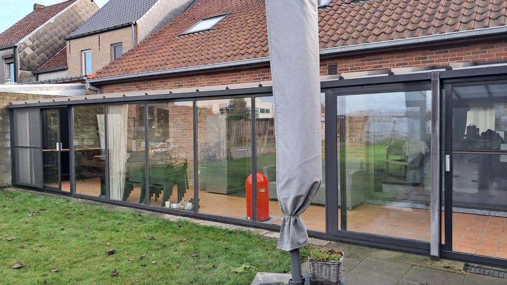 Veranda - tuinkamer, Tuin en Terras, Gras en Kunstgras, Ophalen, Gebruikt, 20 m² of meer