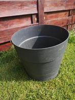 Pot en pvc gris anthracite, Rond, Comme neuf, Enlèvement, Intérieur