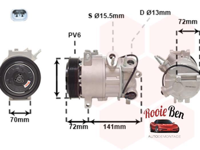 Pompe clim d'un Jeep Patriot, Autos : Pièces & Accessoires, Autres pièces automobiles, Jeep, Neuf, 3 mois de garantie, Enlèvement ou Envoi