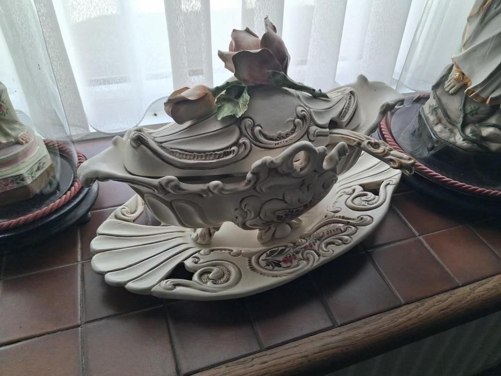 stenen potjes - bieden, Ophalen