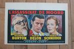 filmaffiche Alain Delon l'assassinat de Trotsky filmposter, Verzamelen, Rechthoekig Liggend, Ophalen of Verzenden, Zo goed als nieuw