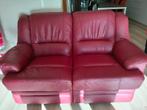 2 zit leder en 3 zit leder met 2 manuele relaxen, Ophalen, Gebruikt, Driepersoons, Leer